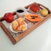 Bandeja De Azulejo  Grande Em Madeira Rústica Com Ladrilho Para Café - Imagem 5