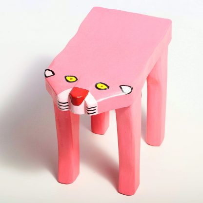 Banco Pantera Cor De Rosa Lindíssimo ( Desenho De Infância ) - Imagem 2