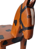 Banco De Cavalo Belíssimo Com Acabamento Verniz De 1° Linha - Imagem 4